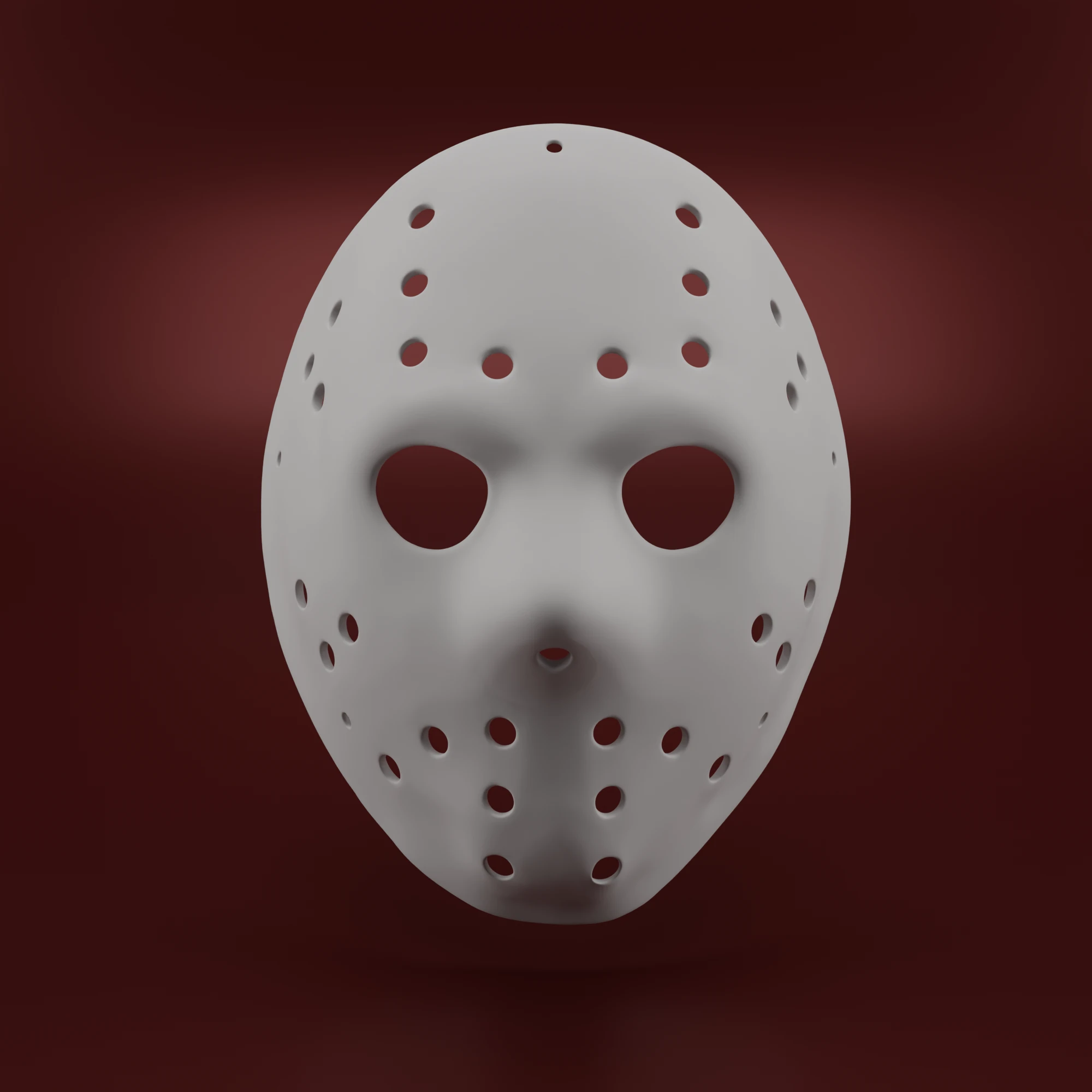 Friday the 13th Part 3 and 4 Hockey Mask - Image 1